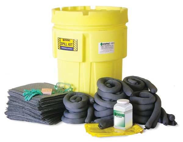 Enpac Spill Kit, Chem/Hazmat, Yellow 1390-YE