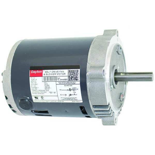 Dayton Belt Drive Mtr, SplitPh, ODP, 1/4HP, 1725rpm 6XH49BG