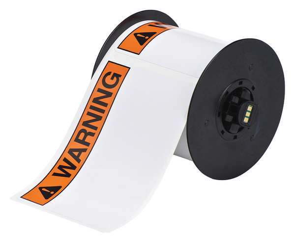 Brady Label, Black/Orange, Labels/Roll: 300 B30-241-595-ANSIWA