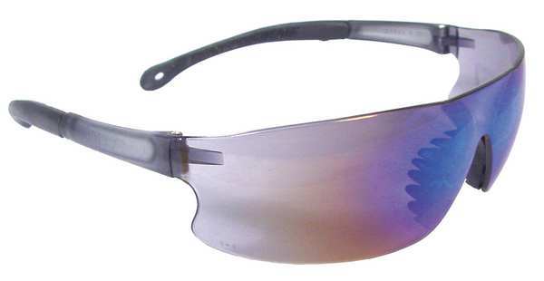 Radians Safety Glasses, Blue Uncoated RS1-70