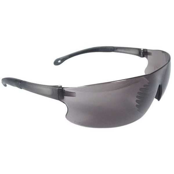 Radians Safety Glasses, Gray Uncoated RS1-20