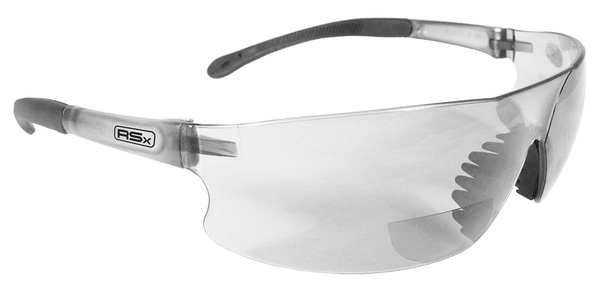 Radians Reading Glasses, +1.0, Clear, Polycarbonate RSB-110