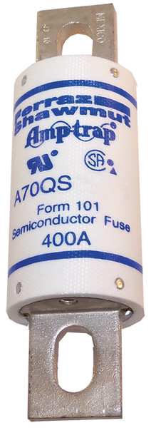Mersen Semiconductor Fuse, A70QS Series, 250A, Fast-Acting, 700V AC, Bolt-On A70QS250-4
