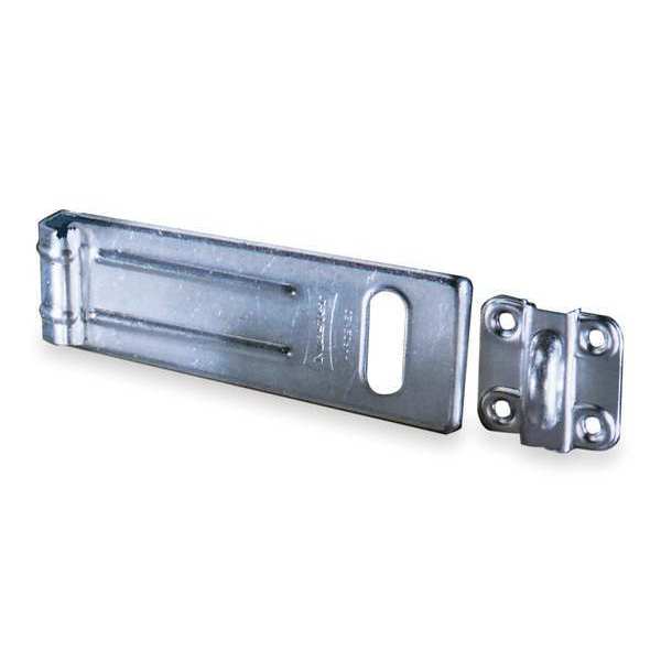 Master Lock Latching Hasp, Fixed, Natural, 4-1/2 In. L 704