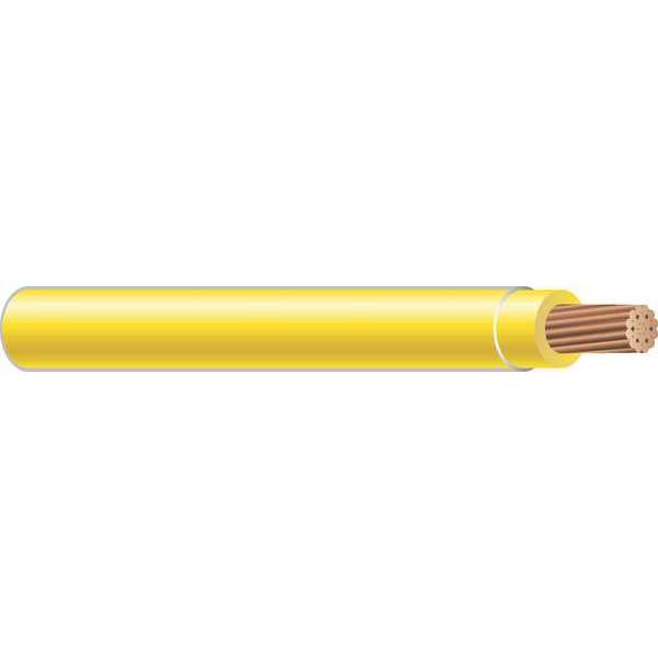 Southwire Building Wire, THHN, 10 AWG, 500 ft, Yellow, Nylon Jacket, PVC Insulation 22978101