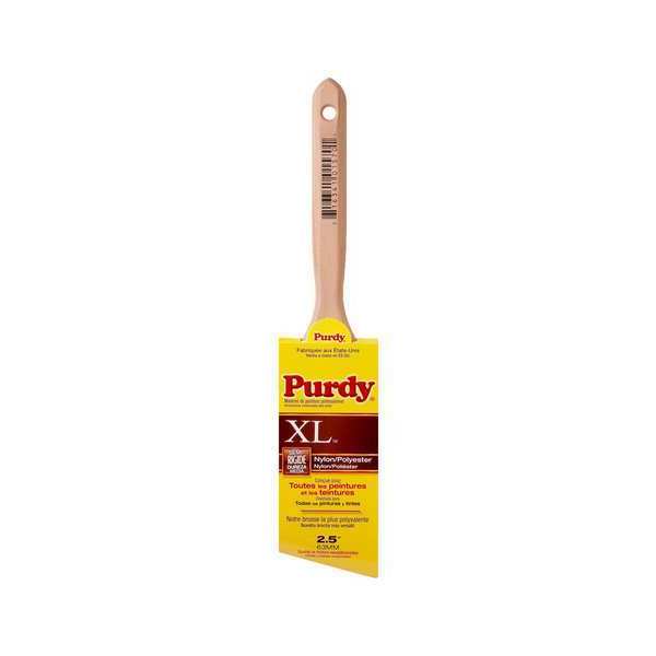 Purdy 2-1/2" Angle Sash Paint Brush, Nylon/Polyester Bristle, Hardwood Handle 144152325