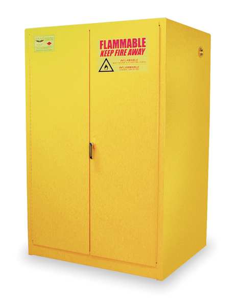Eagle Mfg Flammable Safety Cabinet, 90 gal., Yellow 9010