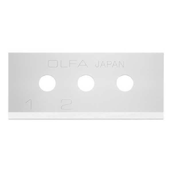 Olfa Single Edge Utility Blade, 17.8mm W, PK10 SKB-10/10B