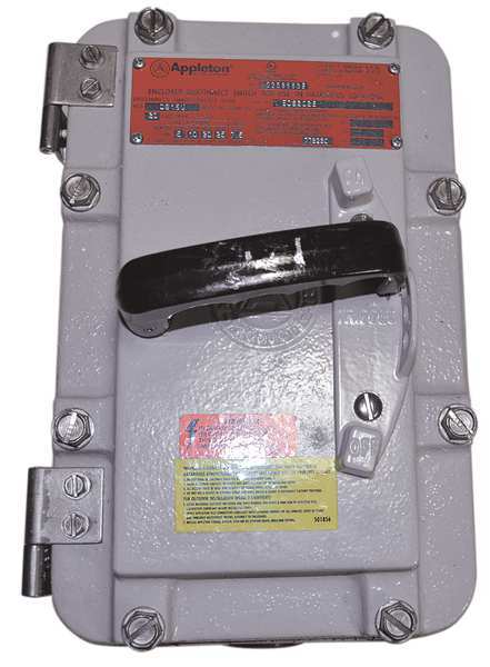 Appleton Electric Nonfusible Hazardous Location Safety Switch, Heavy Duty Duty, 600V, 3PST EDS3036