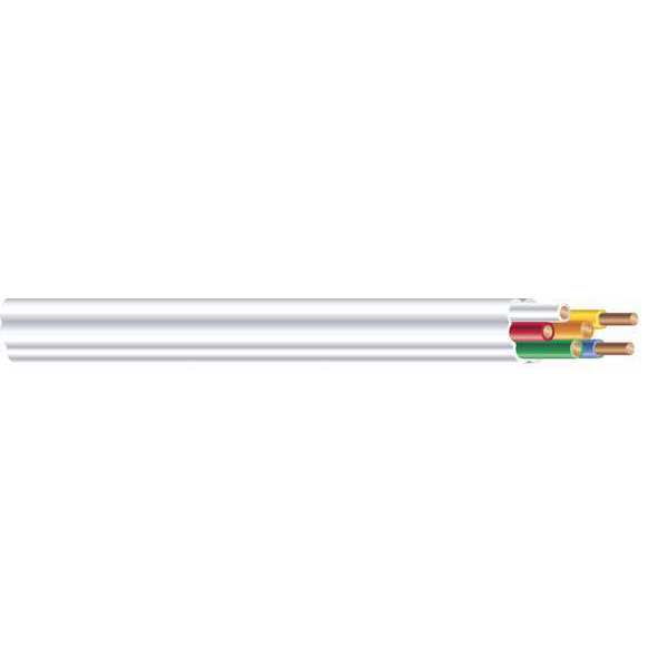 Southwire Thermostat Cable, 250ft, White, Gauge 18 553060401