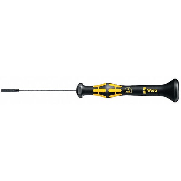 Wera ESD-Safe Precision Slotted Screwdriver 5/32 in Round 05030107001