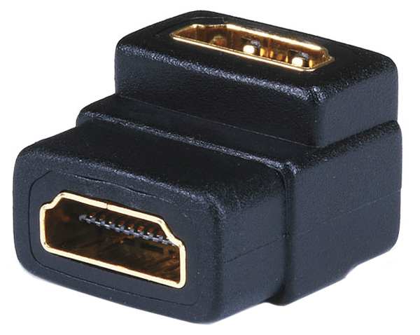 Monoprice Cable Coupler, HDMI, Black, 90 Deg 2782