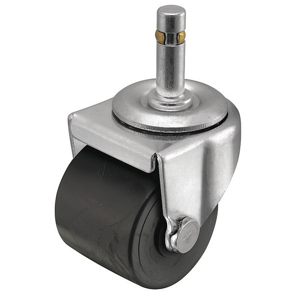 Shepherd Caster 2" X 1-13/16" Non-Marking Polyolefin Log Swivel Caster, No Brake, Loads Up To 300 lb C0020273ZN-POL01(KK)