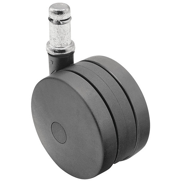 Shepherd Caster 60mm Non-Marking Nylon Swivel Caster, No Brake, Loads Up To 100 lb PUT60223BK