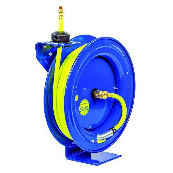 Coxreels Spring Return Hose Reel , 3/8 in Hose Dia., 50 ft Length,  EZ-P-LP-350-HV