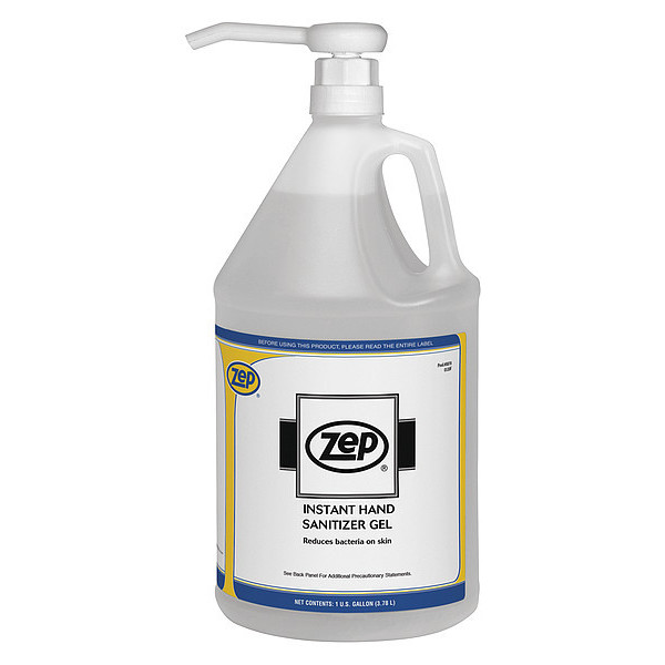 Zep Hand Sanitizer, Jug, 1 gal., Gel, PK4 87825