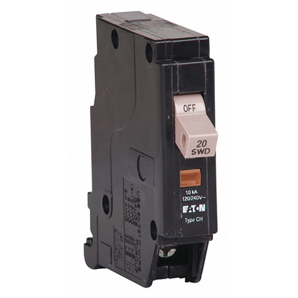 Eaton Circuit Breaker, CH Series 20A, 1 Pole, 120/240V AC CHF120