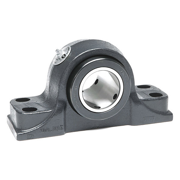 Moline Bearing Pillow Block Brg, 3 1/2 in Bore, Cast Iron 19341308