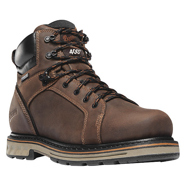 Danner 8 Size Men's 6 in Work Boot Steel Work Boot , Brown/Black 12533-8EE