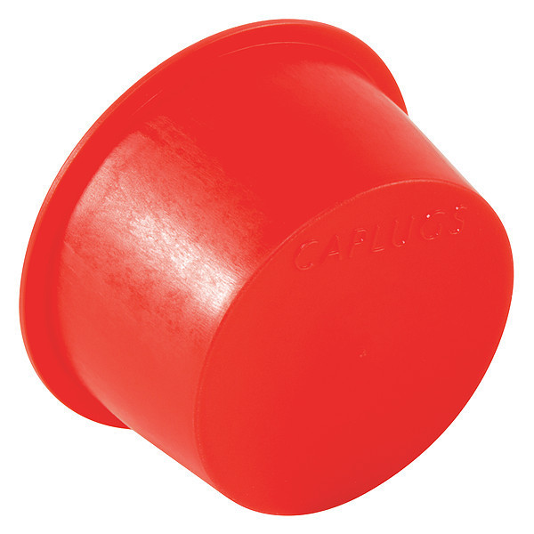 Caplugs Tapered Cap/Plug, Caplug Red, 01-LPE Low Density Polyethylen 1000 PK T-6X 99190698