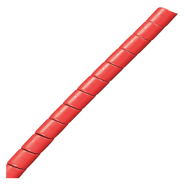 Caplugs Spiral Wrap, Red, 40 ft R110SSG40-RED R110SSG40REDQ1