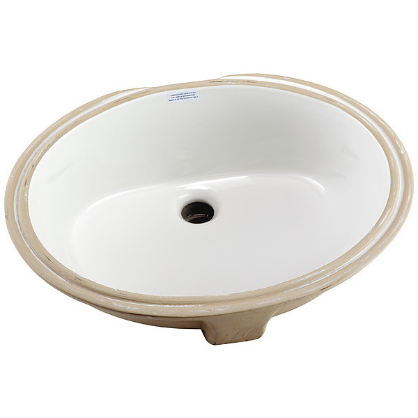 Gerber Bathroom Sink, 8-1/8 in Bowl Depth G0012780