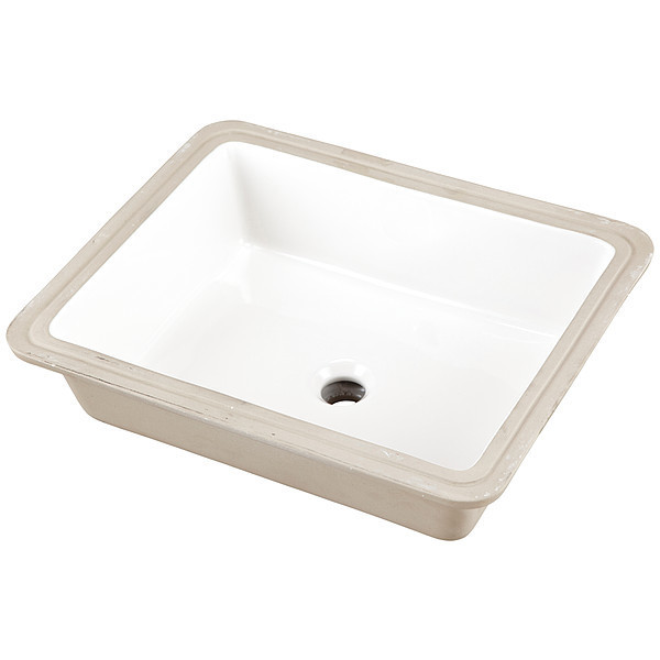 Gerber Bathroom Sink, 6-7/8 in Bowl Depth G0012791