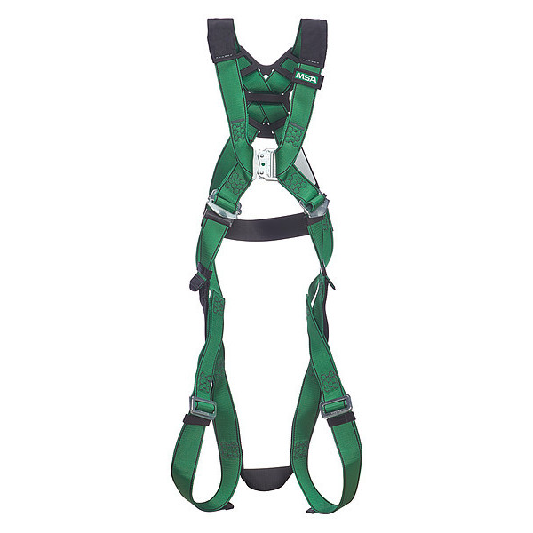 Msa Safety Fall Protection Harness, Vest Style, XL 10207731