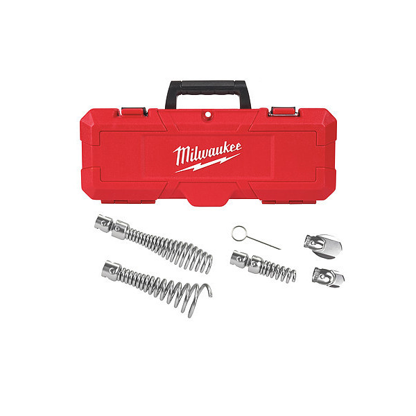 Milwaukee Tool 6 pc. Head Attachment Kit For 5/8 in. Sectional Cable 48-53-3820