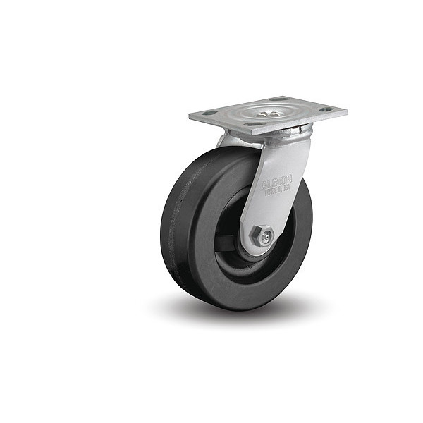 Albion 6" X 2" Non-Marking Phenolic Swivel Caster, No Brake, Loads Up To 1200 lb 16TM06201S