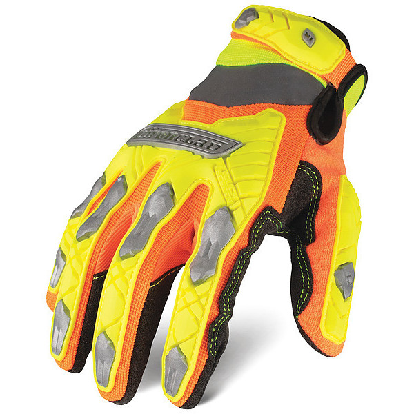 Ironclad Performance Wear Mechanics Gloves, Full Finger, ANSI, 3XL, PR IEX-HZi5-07-XXXL