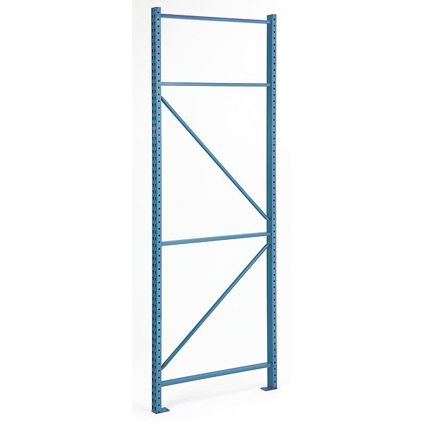 Steel King Pallet Rack Upright, Blue, 16 Gauge RTFBP042192F01PB