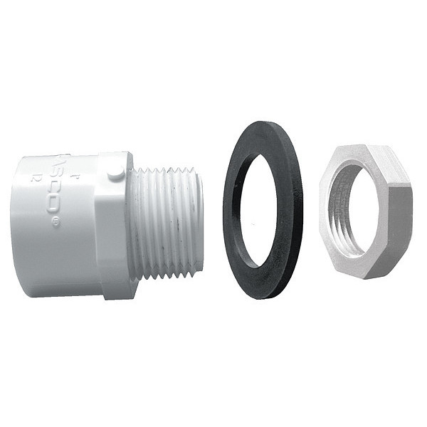 Lasco Fittings Adapter, 1 in, Schedule 40, Socket x MNPT H436010