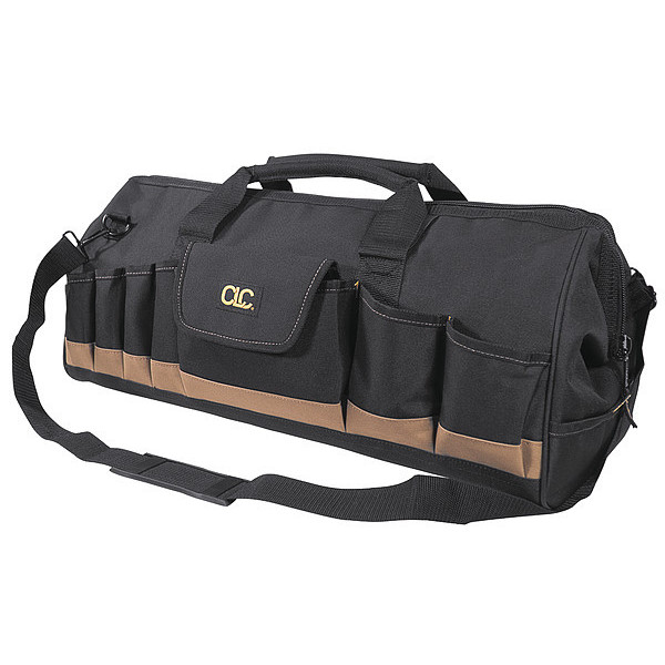 Clc Work Gear Tool Bag, Black, Polyester, 32 Pockets 1164