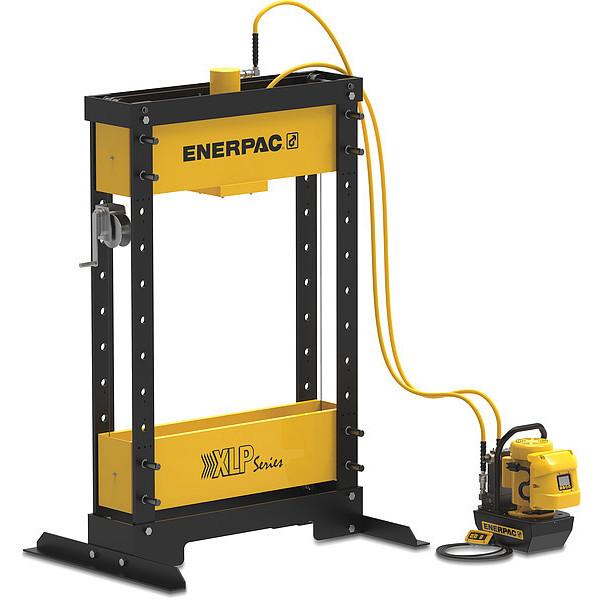 Enerpac Hydraulic Press, Electric, Yellow XLP5013ZEBU