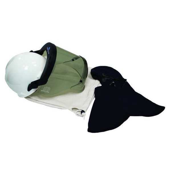 National Safety Apparel Arc Flash Head Protection Kit, Navy, Universal, HRC 2 KITHP20PV