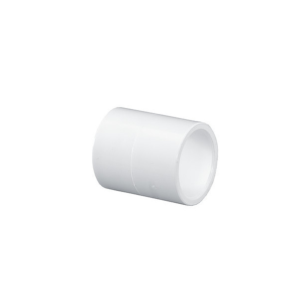 Lasco Fittings Nested Coupling, 1 in, Schedule 40, White 477010