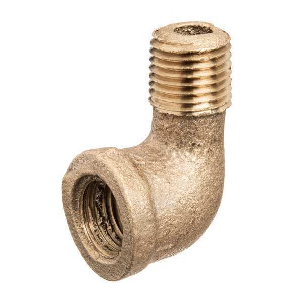 Zoro Select 90 Street Elbow, Brass, 2 1/2 in, NPT ZUSA-PF-10380