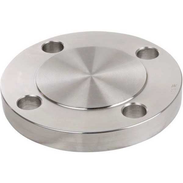 Zoro Select Pipe Flange, Blind Flange, 304/304L SS 4381000040