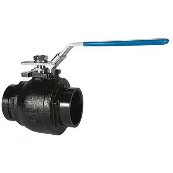 Gruvlok Manual 2-Way Ball Valve, Grooved, Iron 1330026170