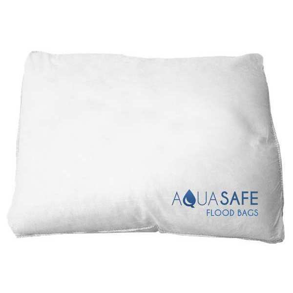 Aquasafe Sandless Sandbag, Nylon Edge Stitch, Polypropylene, 22 in L, 16 in W, White AS10-FB
