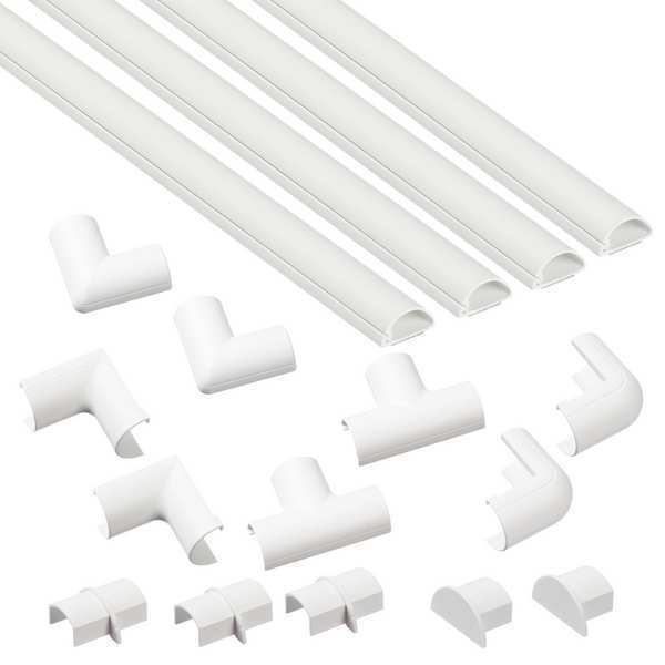 D-Line Hinge and Click Lock, Adhesive, PVC US/5FT2010KIT001