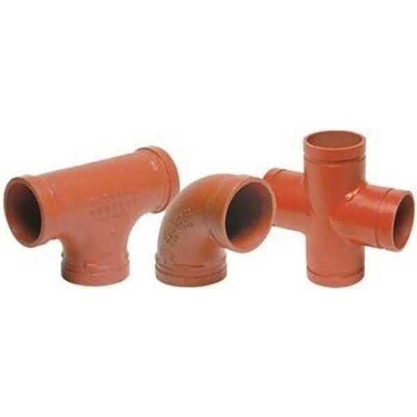 Gruvlok Adapter, Ductile Iron, 2 in, Grooved 0390039733