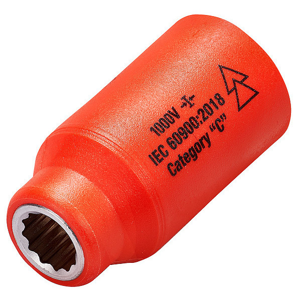 Itl 1/2 in Drive Insulated Socket 3/8 in 01570