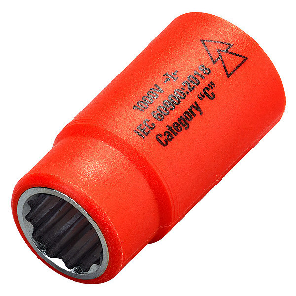 Itl 1/2 in Drive Insulated Socket 9/16 in 01600