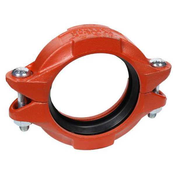 Gruvlok Flexible Coupling, Ductile Iron, 5 in 0390000388