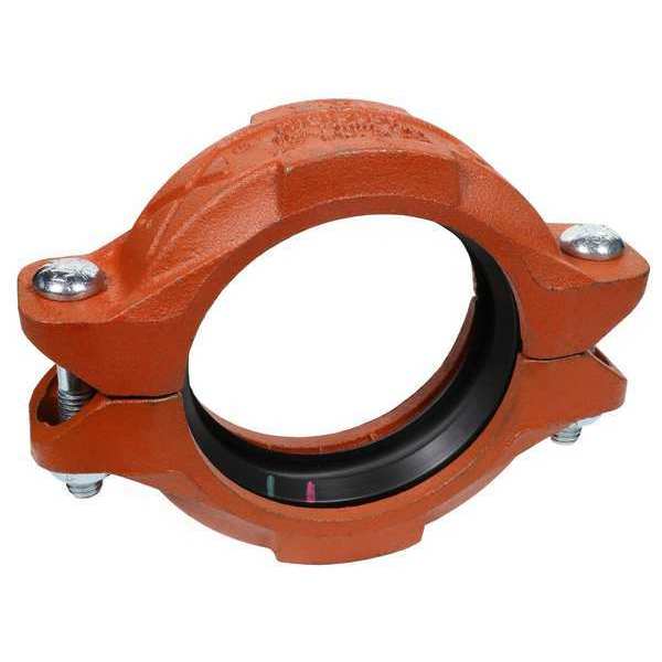 Gruvlok Rigid Coupling, Ductile Iron, 2", Grooved 0390101814