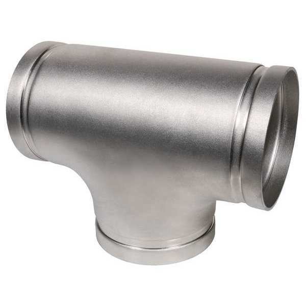 Gruvlok Tee, 304 SS, 4 in Pipe Size, Grooved 1330007460