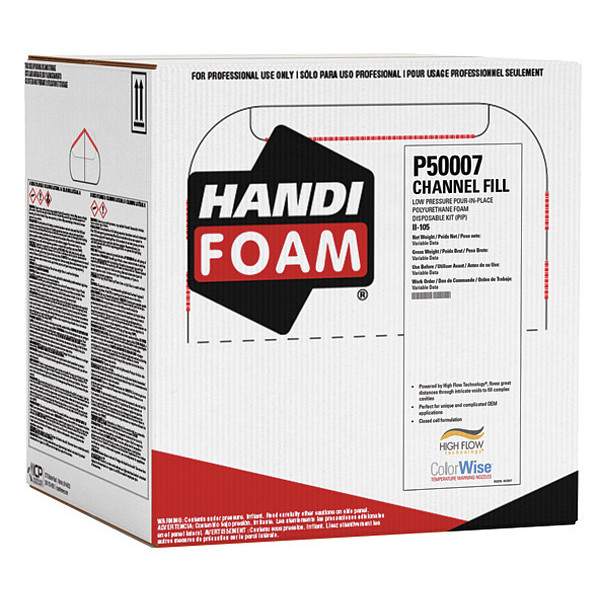 Handi-Foam Spray Foam Kit, 2-15 Chnnl Fill, 15 cu.ft. P50007