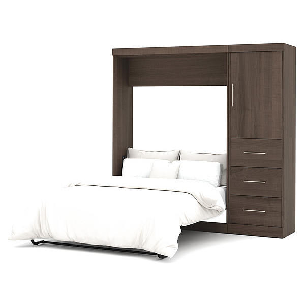 Bestar Full Wall Bed Kit, Nebula, Antigua, 84" 25892-52